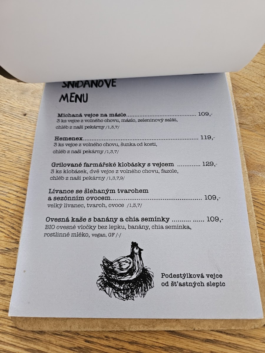 Menu Kavarna Mezi Radky-7